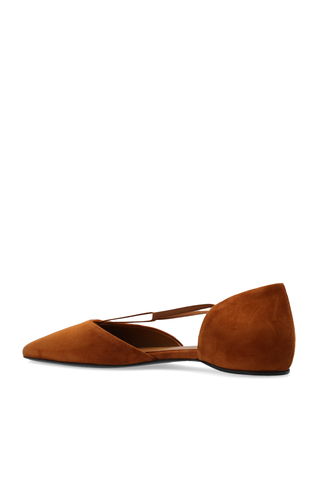 フラットシューズ TOTEME Woman Ballet flats Brown 234WAS848 105 Brown Suede ballet flats TOTEME - SchaferandweinerShops